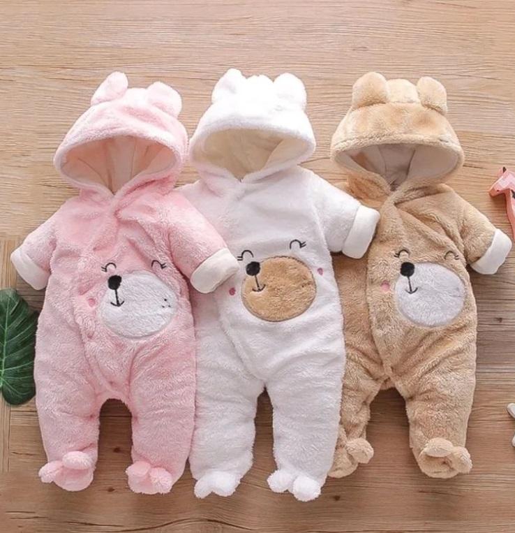 Thesparkshop.in Product bear design long sleeve baby jumpsuit